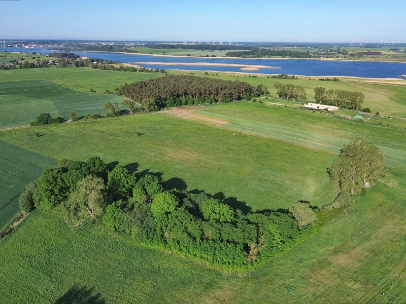 Bis 30.09.2027 verpachtete Gehölz- und Landwirtschaftsfläche auf Usedom ca. 6 km von der Ostseeküste entfernt